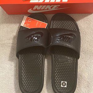 Nike Benassi JDI Black Slides/Sandals Mens Size 11